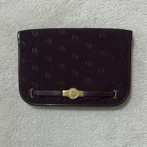Vintage Wine Burgandy Dior clutch